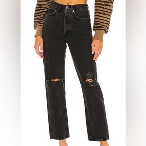 90's Mid Rise Loose in Smokestack AGOLDE size 26